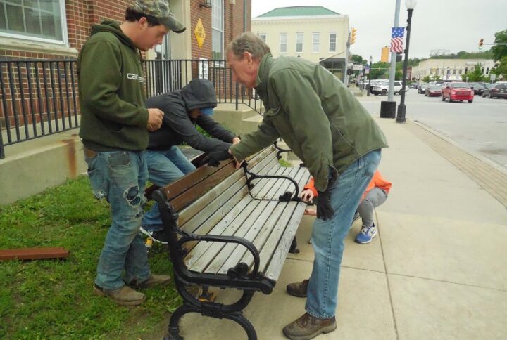 Ipe Benches Florida. (2)