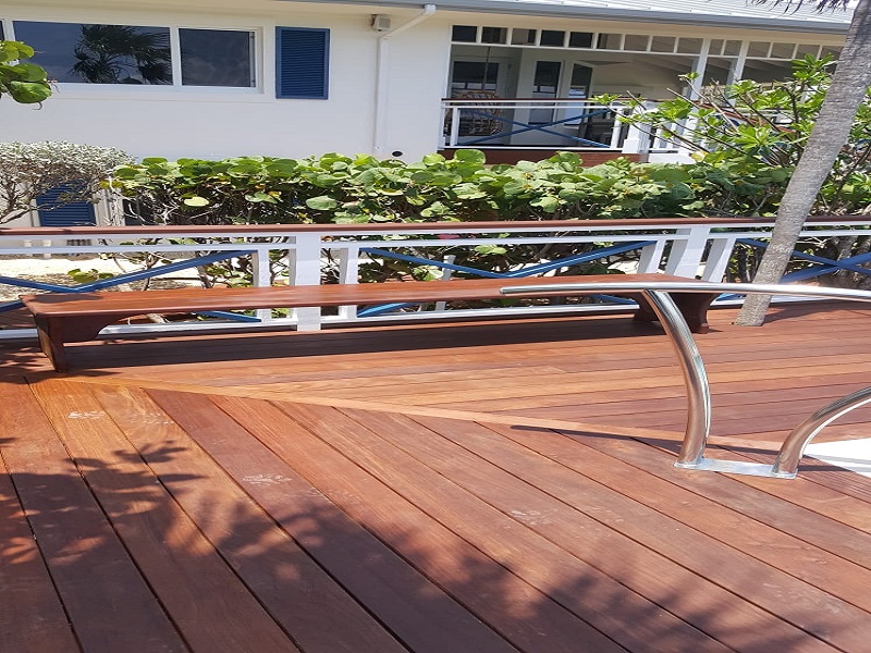 Ipe Pool Railing