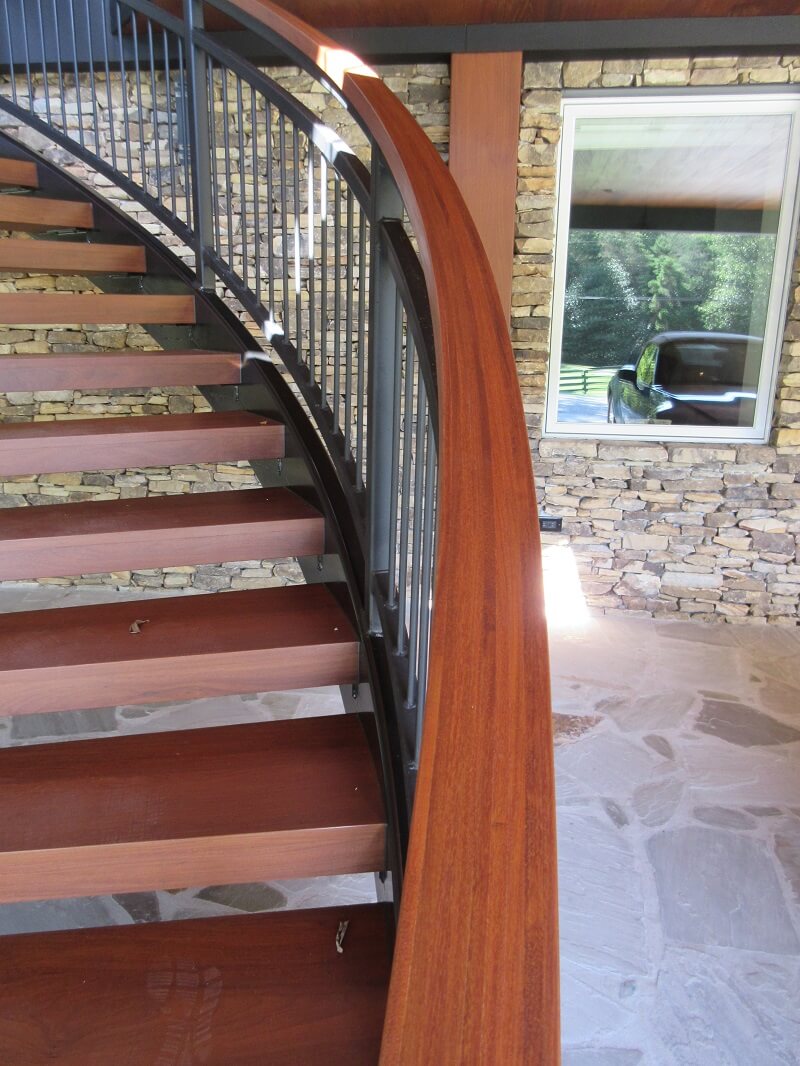 Ipe curved Handrail