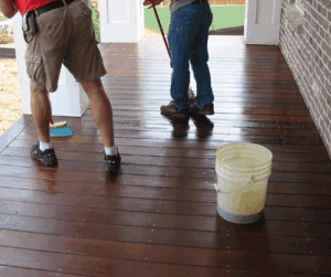 Deck Finishing – Photo Journey - both-brooms-300x251