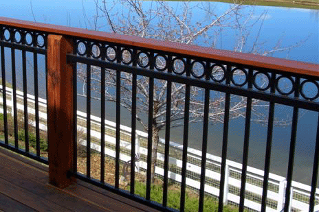 How to Install Fortress Railing - circle_5_ipe_handrail-1
