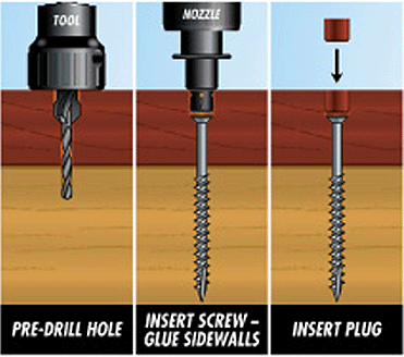 When to use which face screw on Ipe Decking - pro-plug-how-to