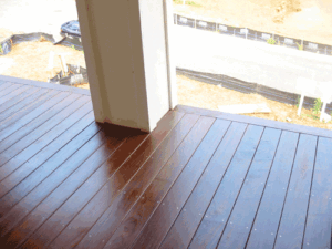 Deck Finishing – Photo Journey - still-wet-1-300x225